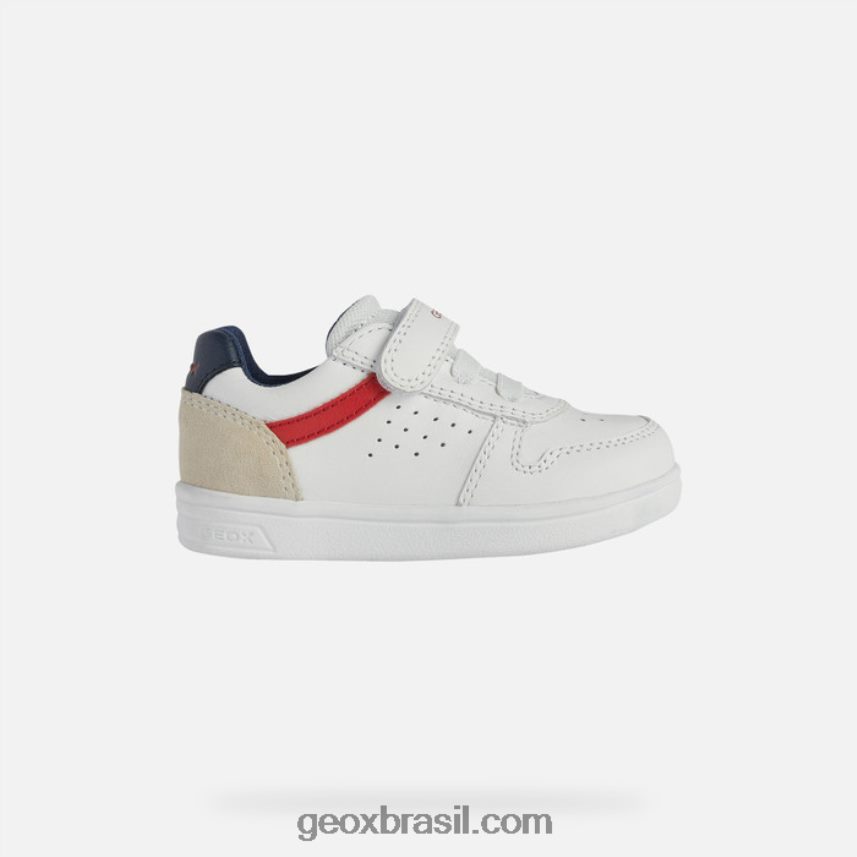 djrock criança branco/vermelho Geox 28TF8X1579