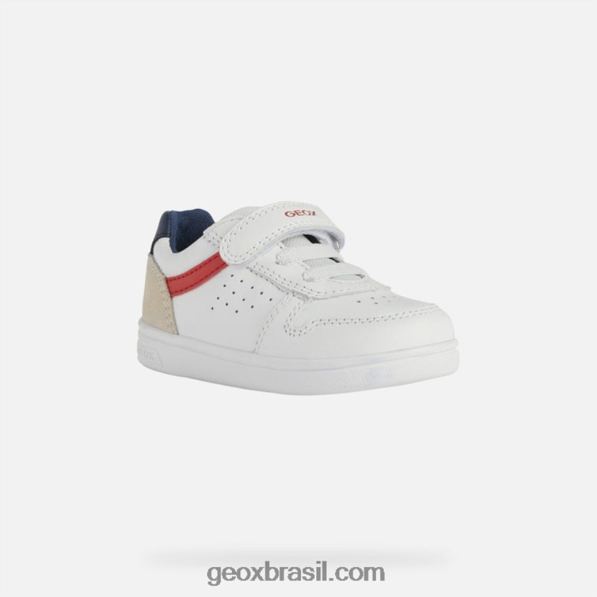 djrock criança branco/vermelho Geox 28TF8X1579