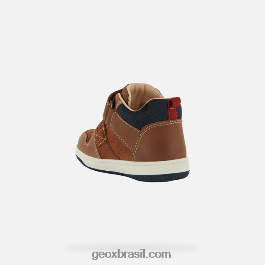 novo filme criança lt marrom/marinho Geox 28TF8X1523