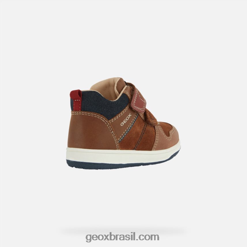 novo filme criança lt marrom/marinho Geox 28TF8X1523