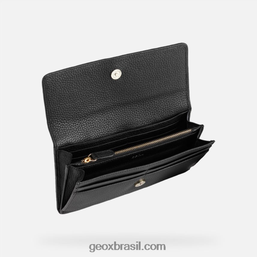 carteira mulher preto Geox 28TF8X1683