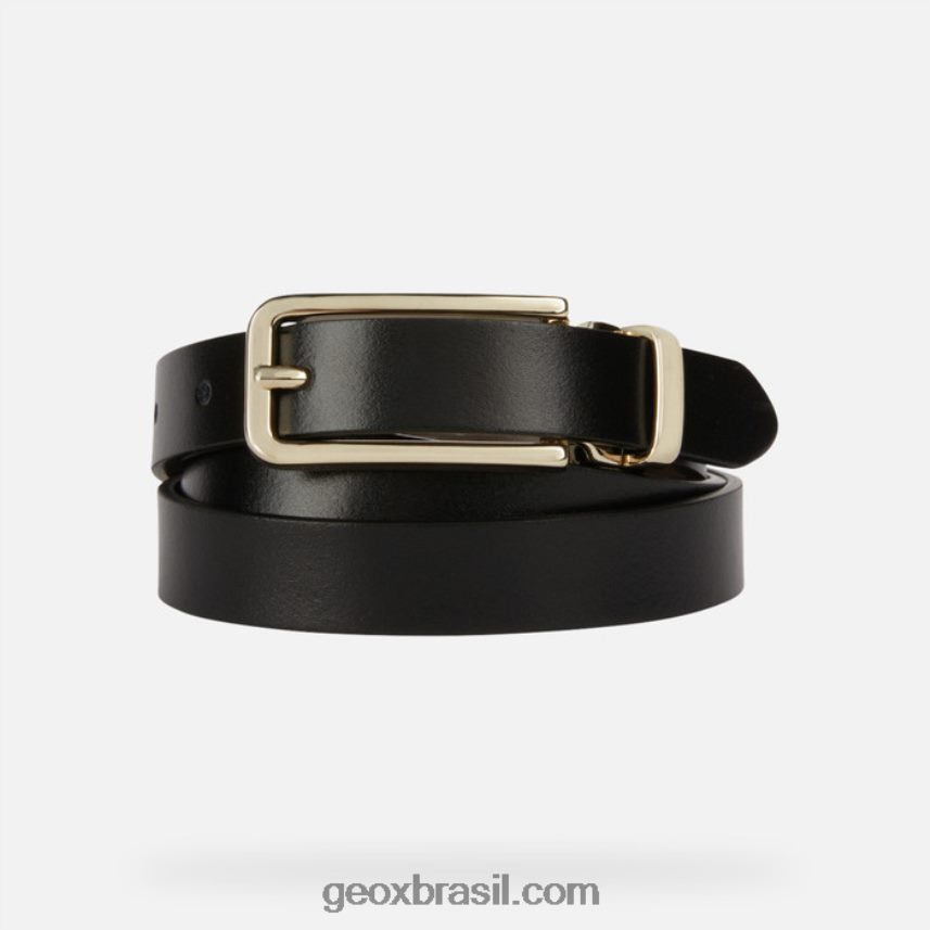 mulher de cinto café preto Geox 28TF8X1695