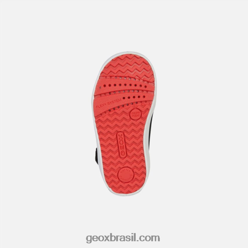 Kilwi criança preto/vermelho Geox 28TF8X1607