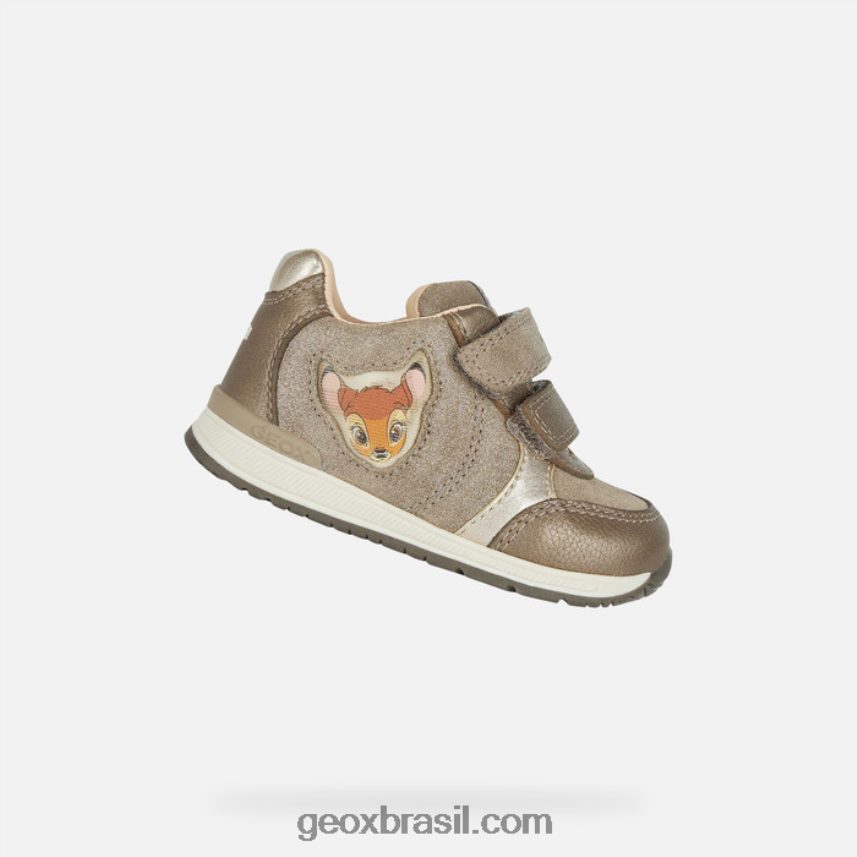 bebê rishon cinza fumê/platina Geox 28TF8X1499
