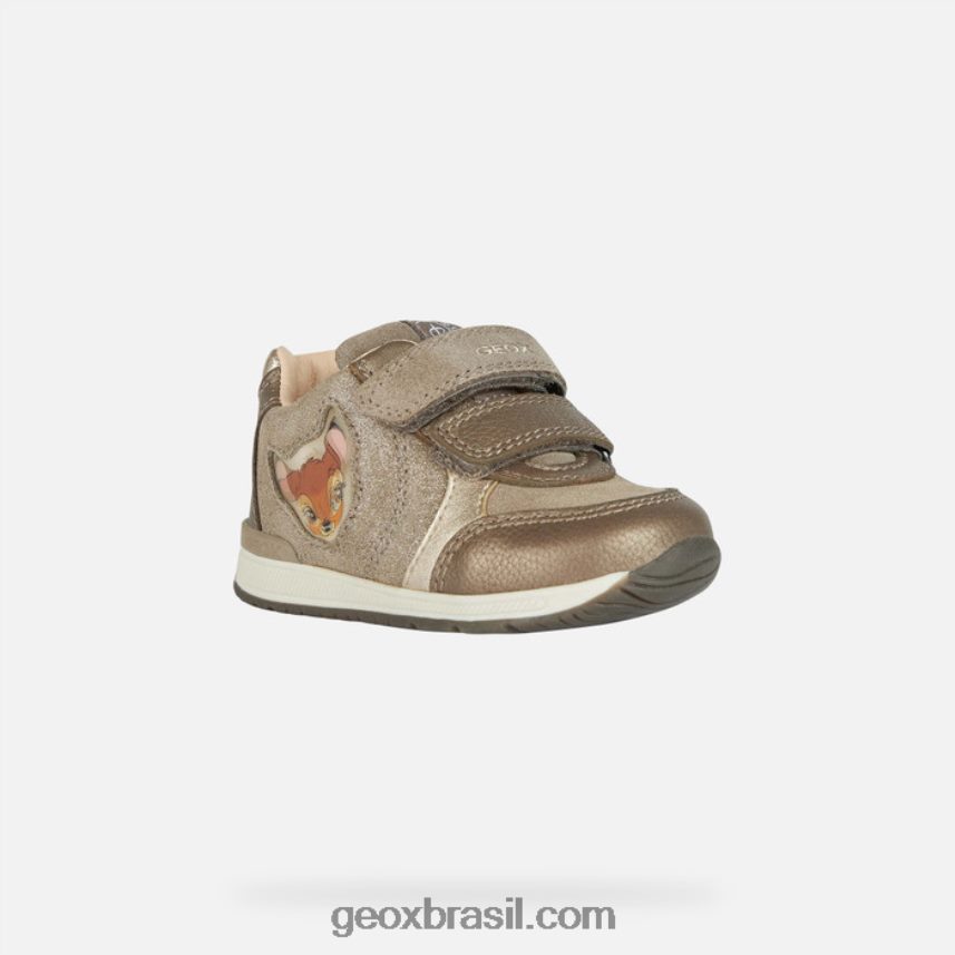 bebê rishon cinza fumê/platina Geox 28TF8X1499