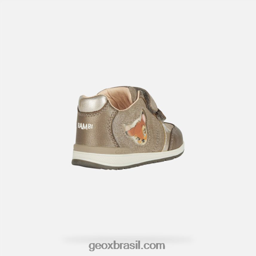bebê rishon cinza fumê/platina Geox 28TF8X1499