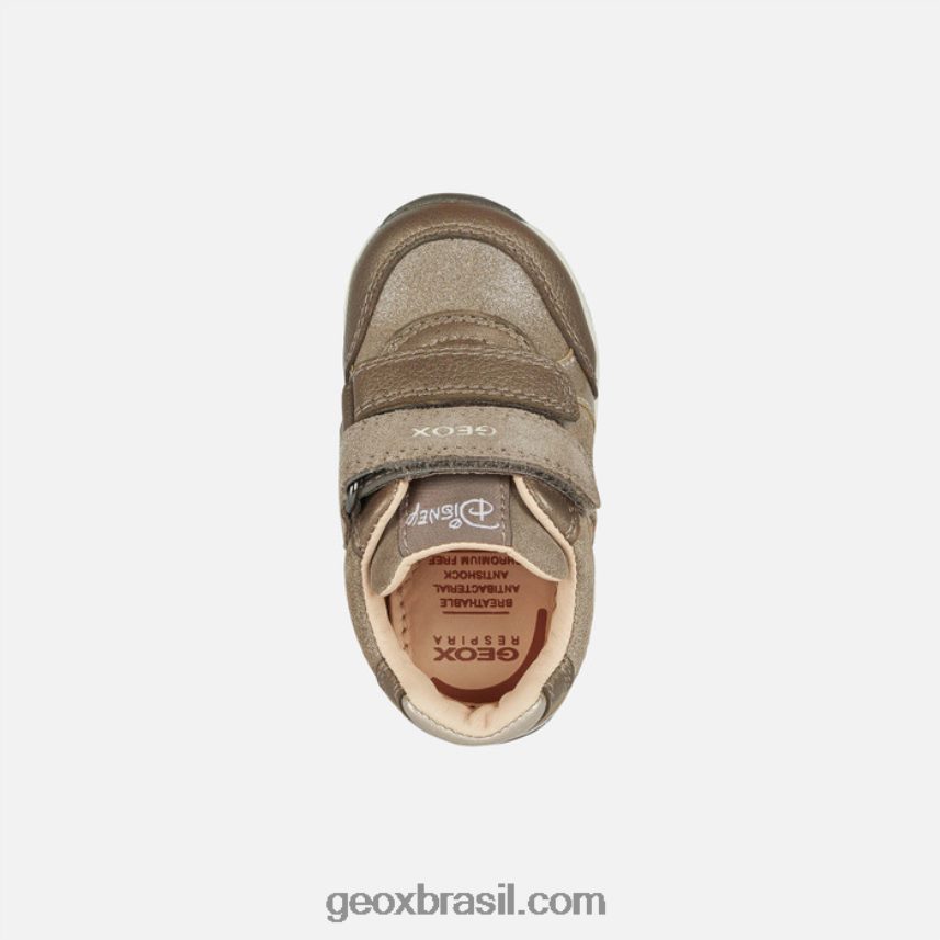 bebê rishon cinza fumê/platina Geox 28TF8X1499