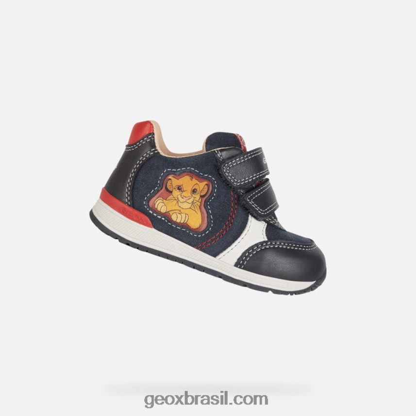 bebê rishon marinho escuro/vermelho Geox 28TF8X1443