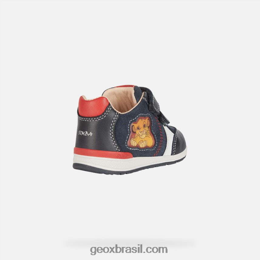 bebê rishon marinho escuro/vermelho Geox 28TF8X1443