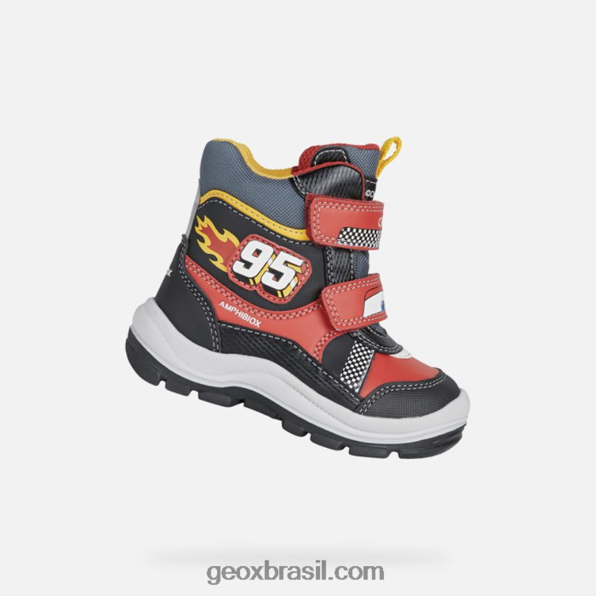 flanfil abx criança vermelho preto Geox 28TF8X1444