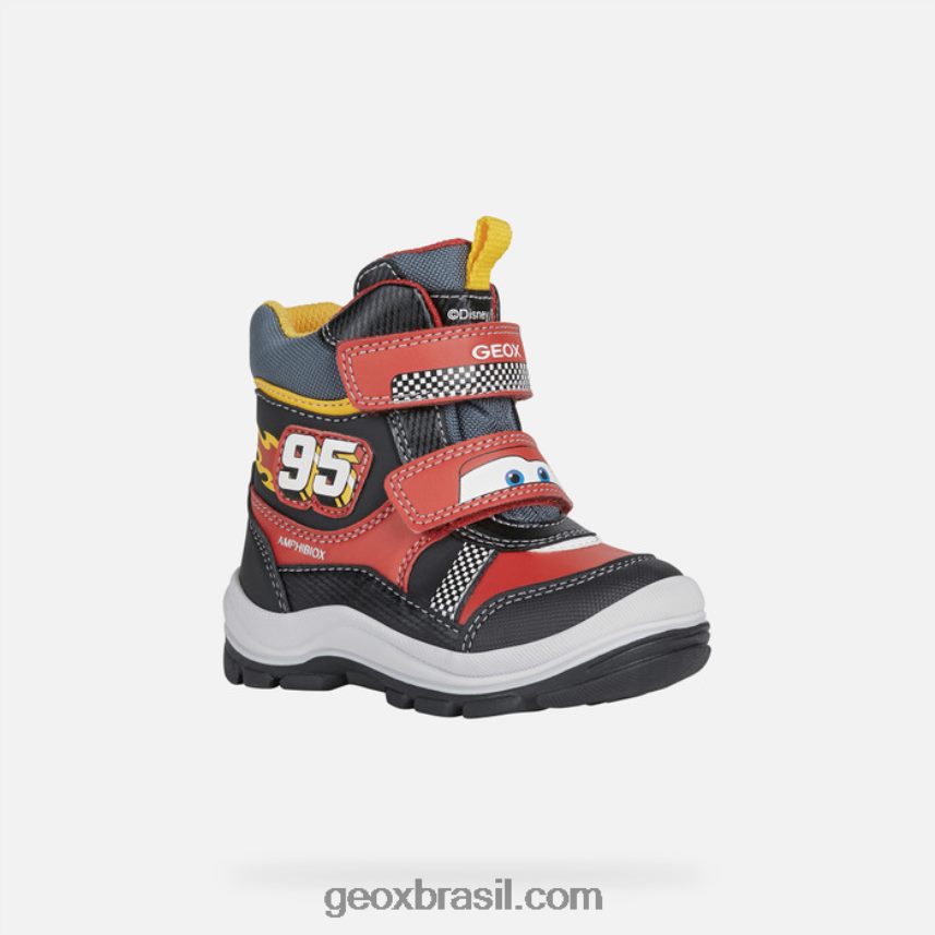 flanfil abx criança vermelho preto Geox 28TF8X1444