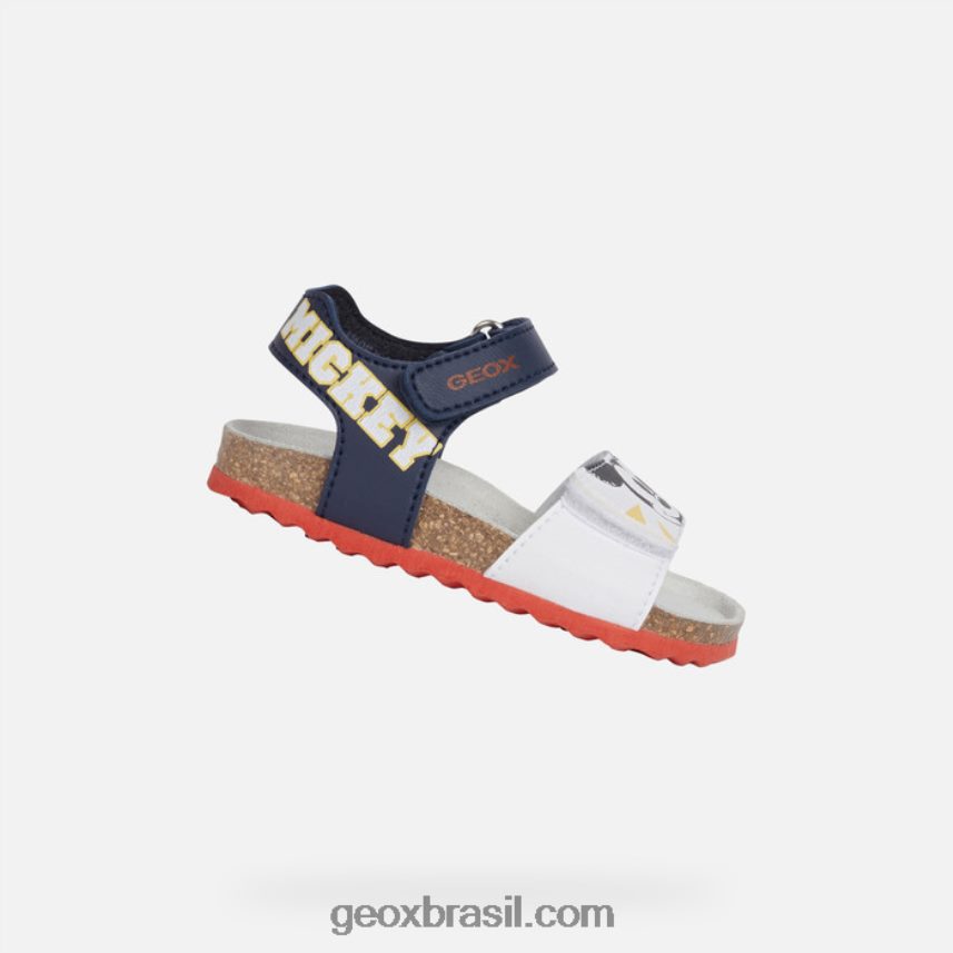 sandália giz bebê marinho/branco Geox 28TF8X1644