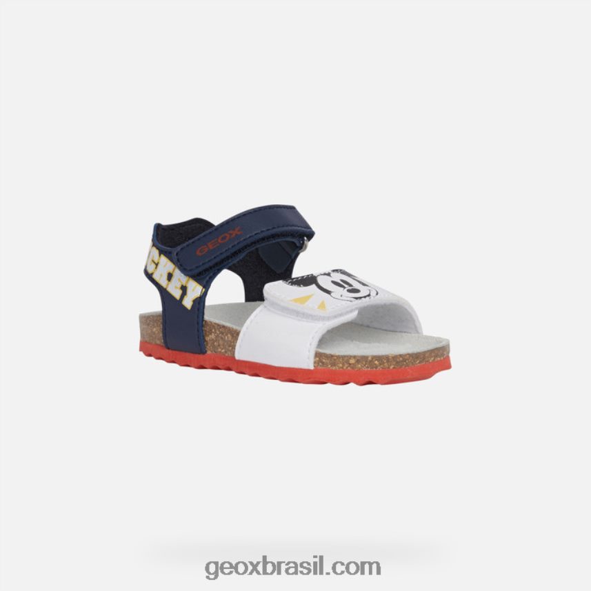 sandália giz bebê marinho/branco Geox 28TF8X1644