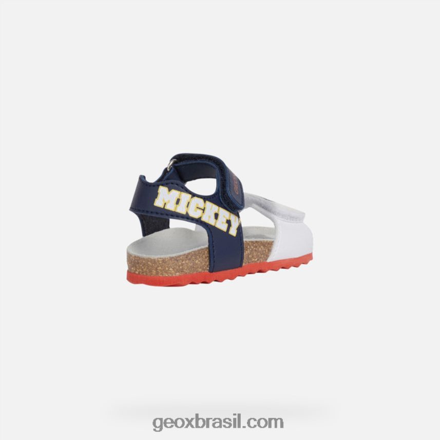 sandália giz bebê marinho/branco Geox 28TF8X1644