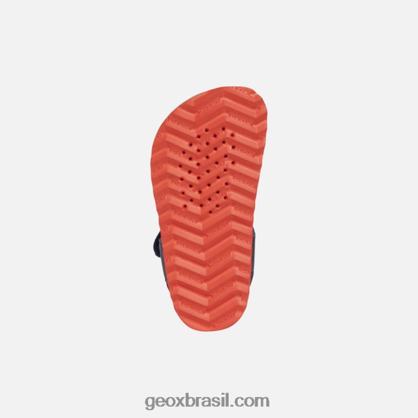 sandália giz bebê marinho/branco Geox 28TF8X1644