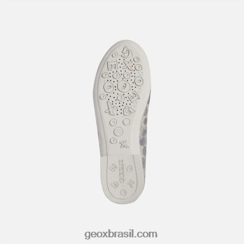 garota plié bege/platina Geox 28TF8X1196