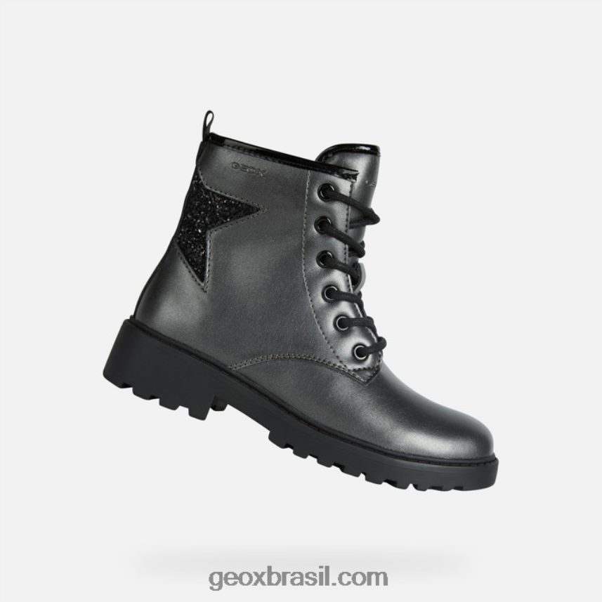 garota casey cinza escuro/preto Geox 28TF8X1214