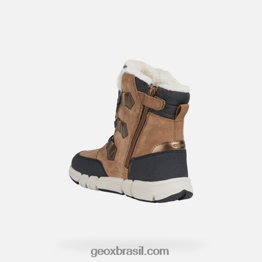 garota flexyper abx uísque/preto Geox 28TF8X1092