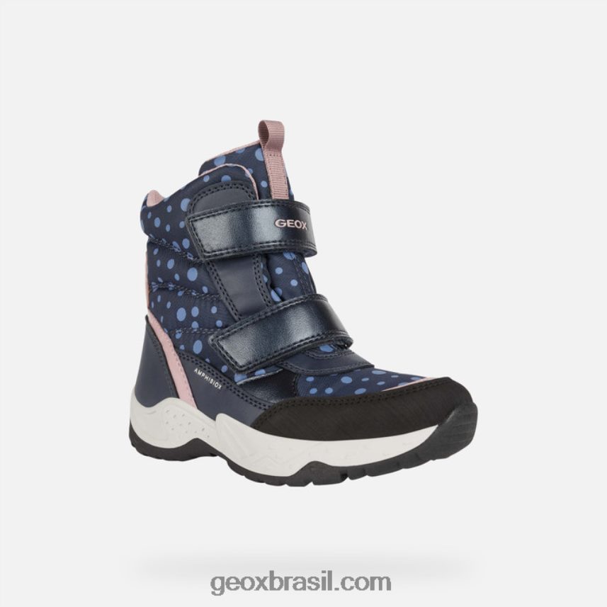 menina abx sentiero marinho/rosa Geox 28TF8X1110