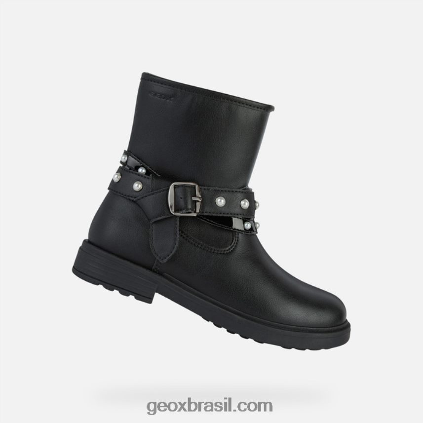 menina éclair preto Geox 28TF8X1929