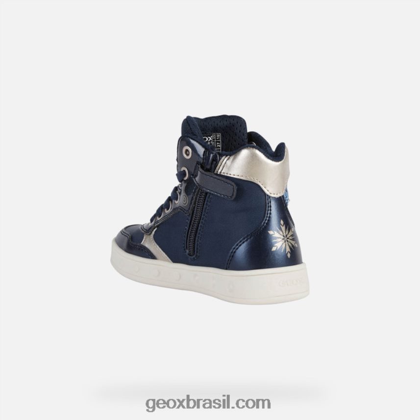 garota skylin marinho escuro/platina Geox 28TF8X1187