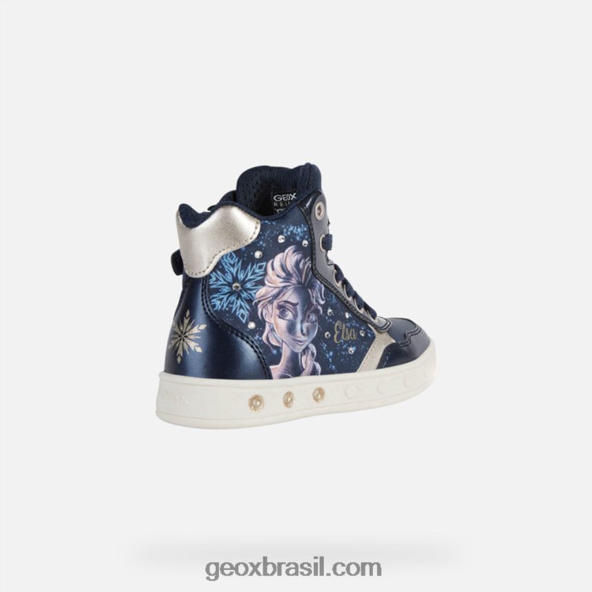 garota skylin marinho escuro/platina Geox 28TF8X1187