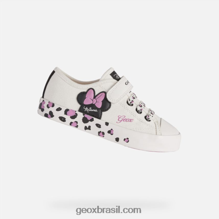 garota ciak Branco preto Geox 28TF8X1185