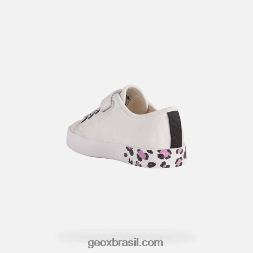 garota ciak Branco preto Geox 28TF8X1185