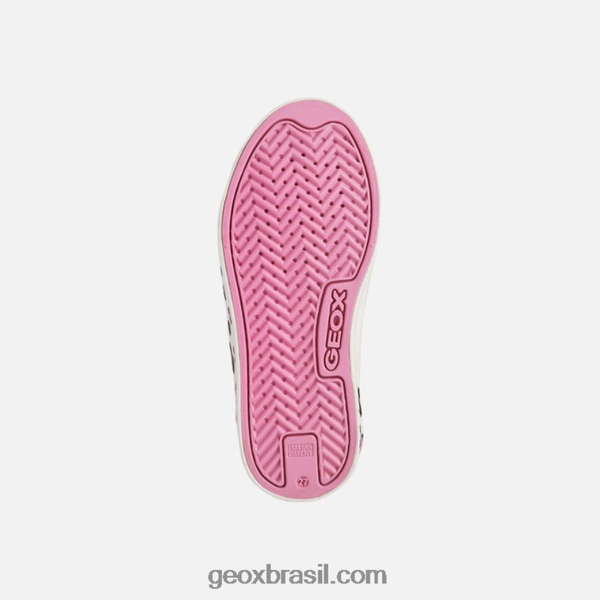 garota ciak Branco preto Geox 28TF8X1185