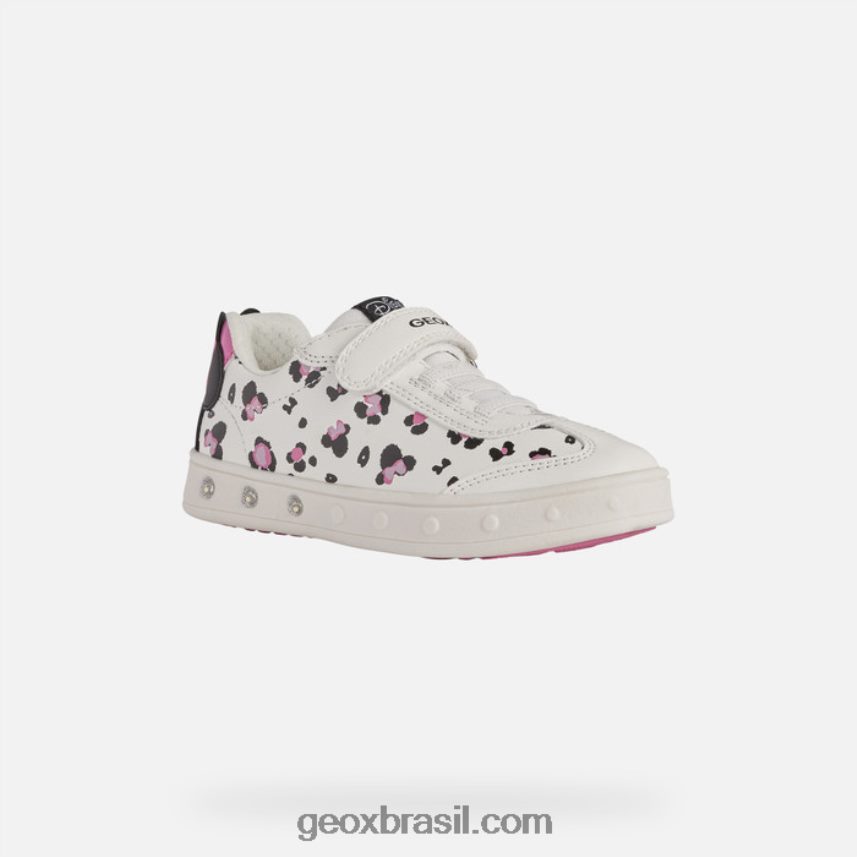 garota skylin Branco preto Geox 28TF8X1209