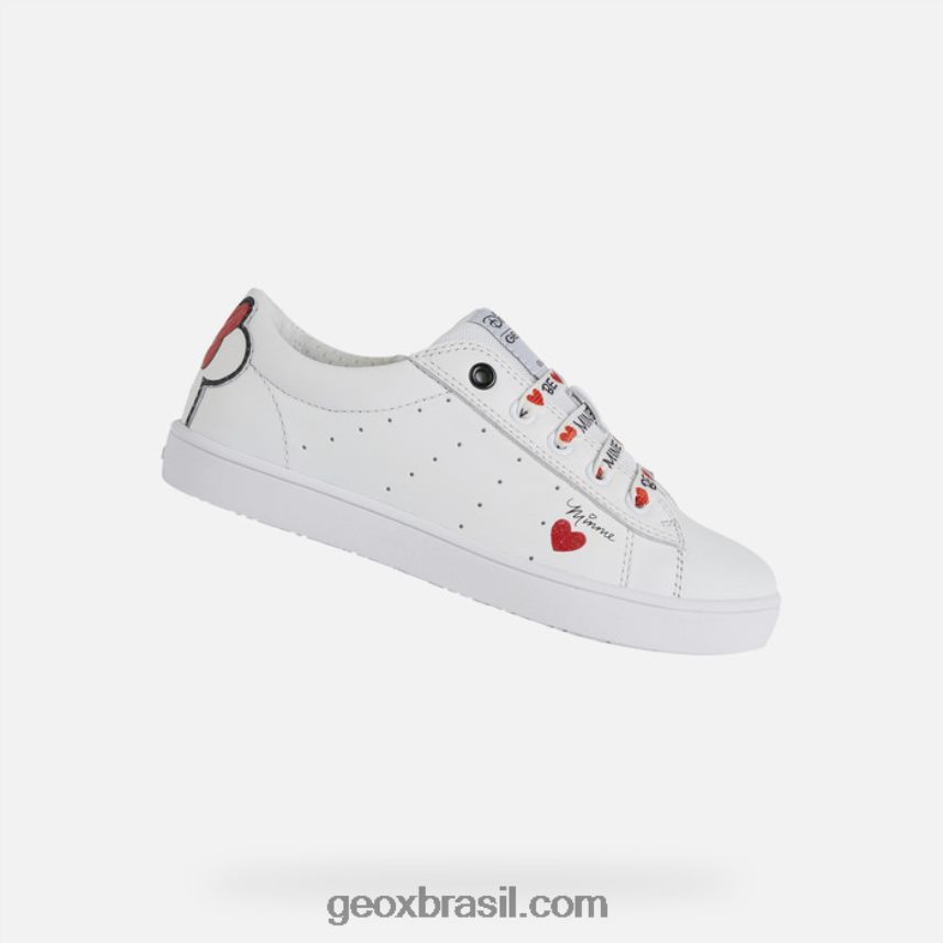 menina kathe branco/vermelho Geox 28TF8X1233