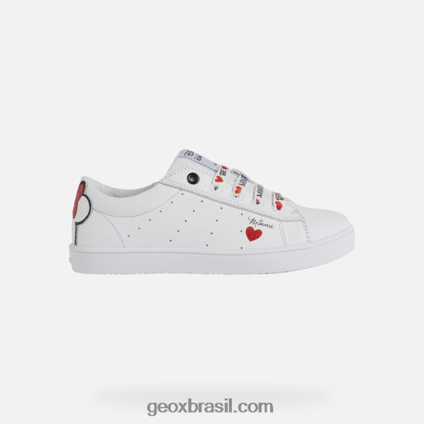 menina kathe branco/vermelho Geox 28TF8X1233