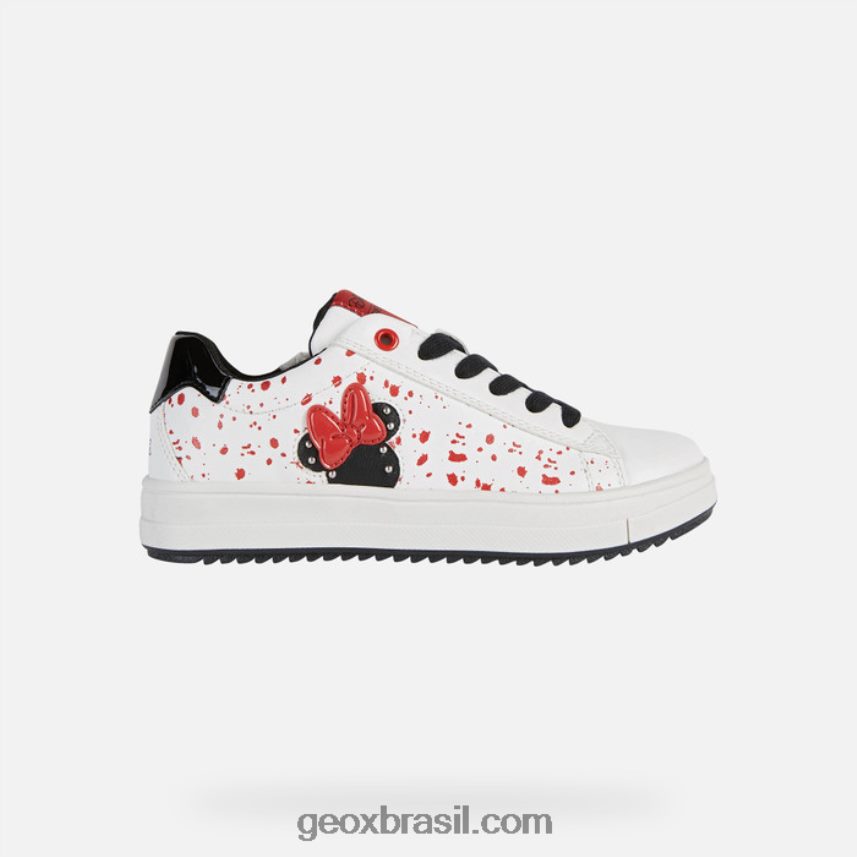 menina rebeca Branco preto Geox 28TF8X1235