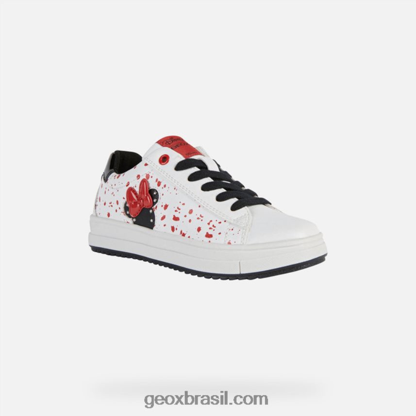 menina rebeca Branco preto Geox 28TF8X1235