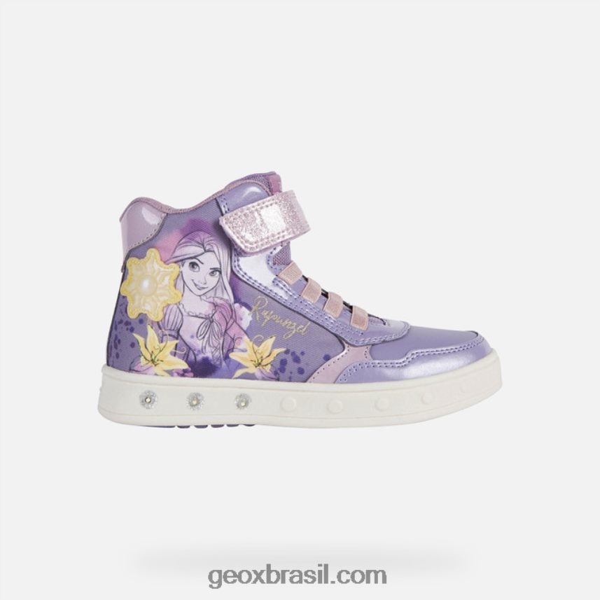 garota skylin lilás/amarelo Geox 28TF8X1173