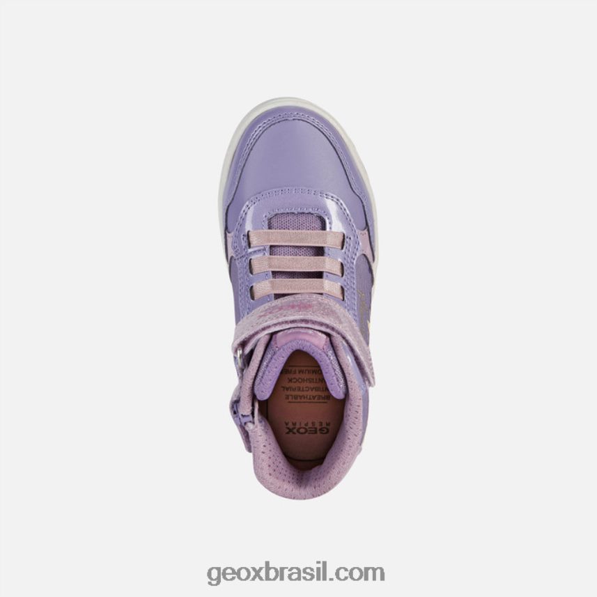garota skylin lilás/amarelo Geox 28TF8X1173