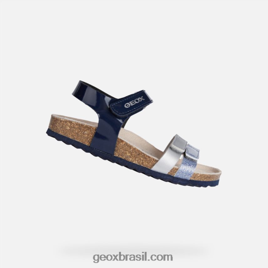 garota adriel marinho/prata Geox 28TF8X1122