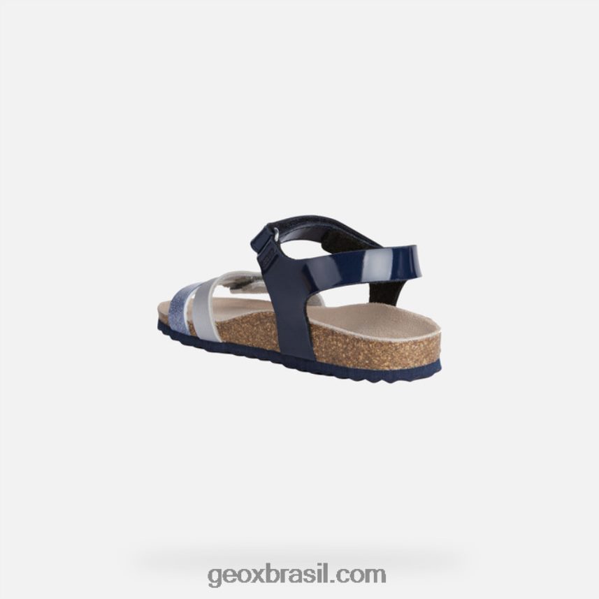 garota adriel marinho/prata Geox 28TF8X1122