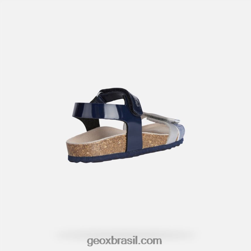 garota adriel marinho/prata Geox 28TF8X1122