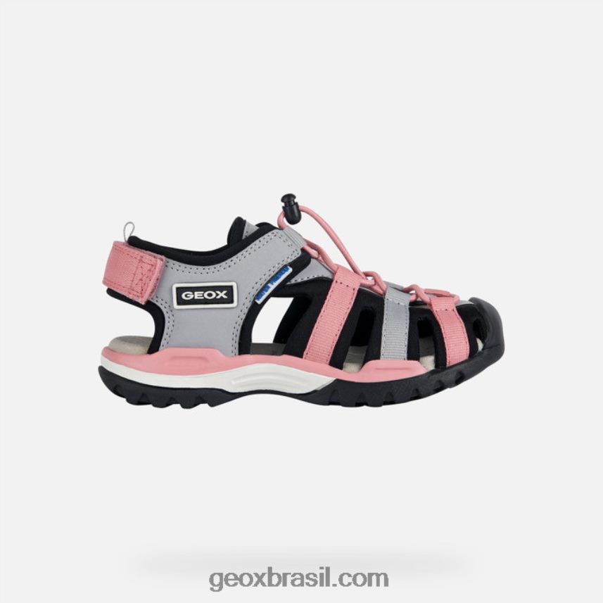 garota boreal cinzento Preto Geox 28TF8X1010