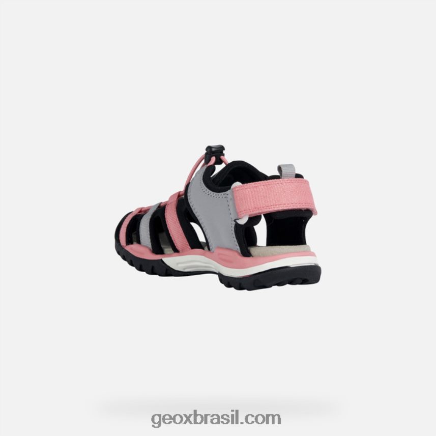 garota boreal cinzento Preto Geox 28TF8X1010