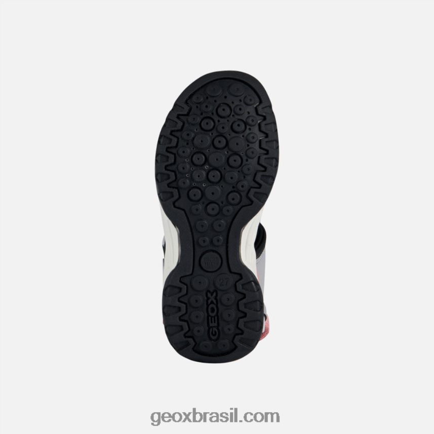 garota boreal cinzento Preto Geox 28TF8X1010