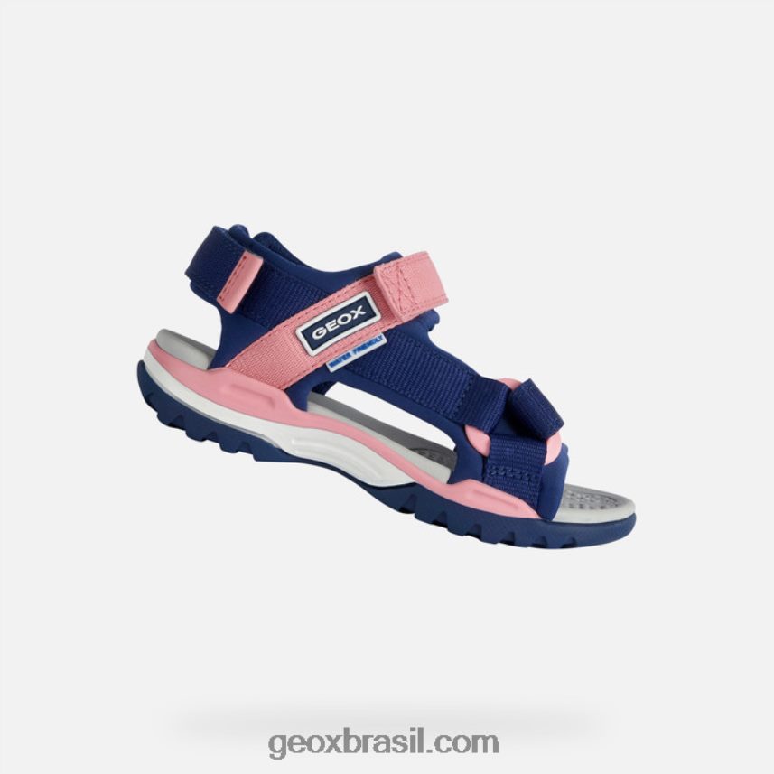 garota boreal marinho/coral claro Geox 28TF8X1885