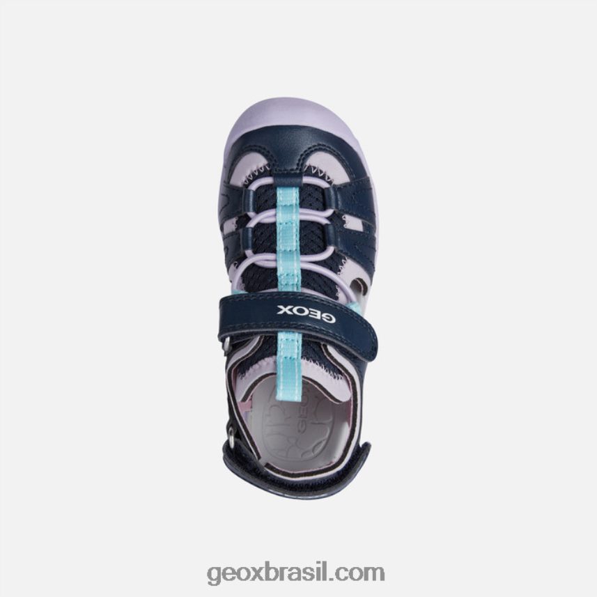 garota vaniett azul marinho/orquídea Geox 28TF8X1069