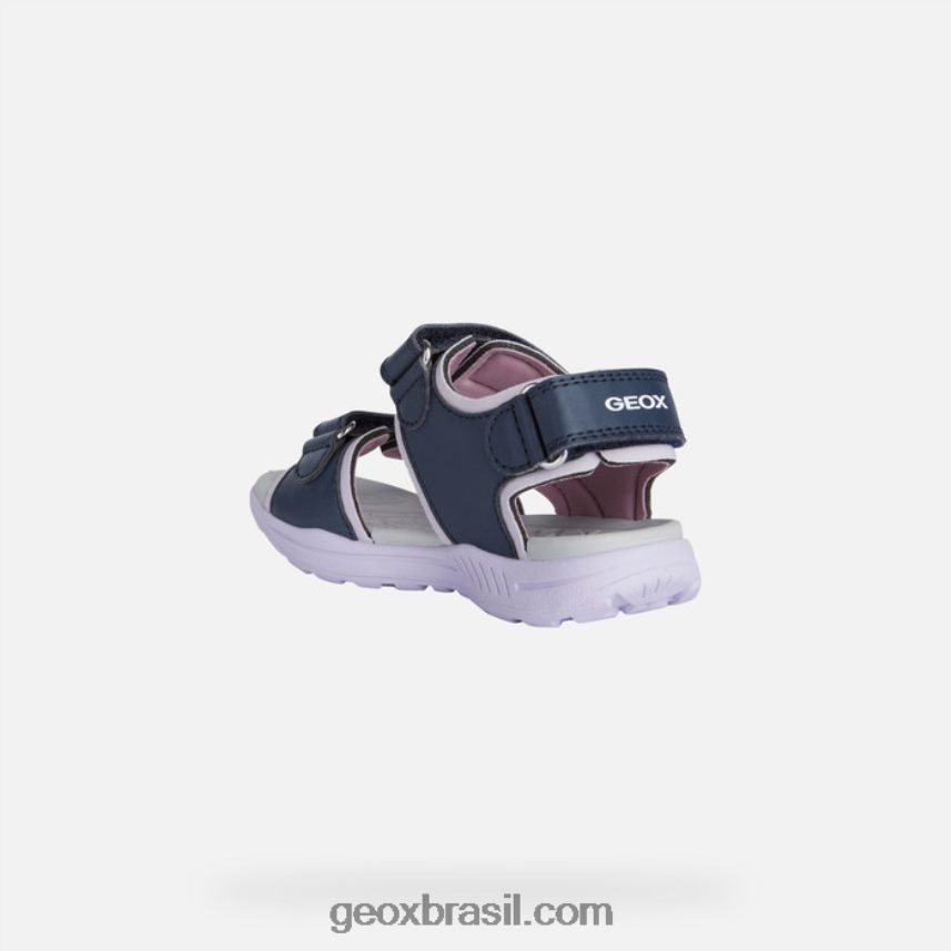 garota vaniett azul marinho/orquídea Geox 28TF8X1141