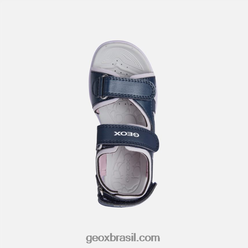 garota vaniett azul marinho/orquídea Geox 28TF8X1141