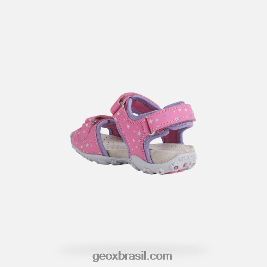 menina roxanne fúcsia/lilás Geox 28TF8X1040