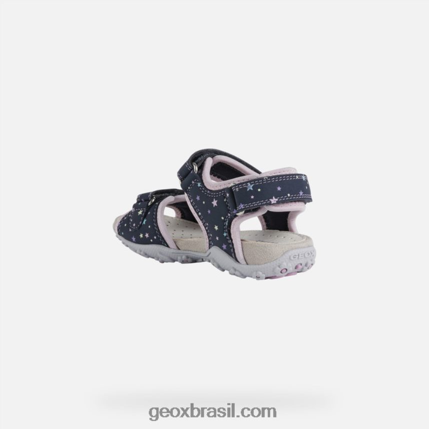 menina roxanne marinho/rosa Geox 28TF8X1039