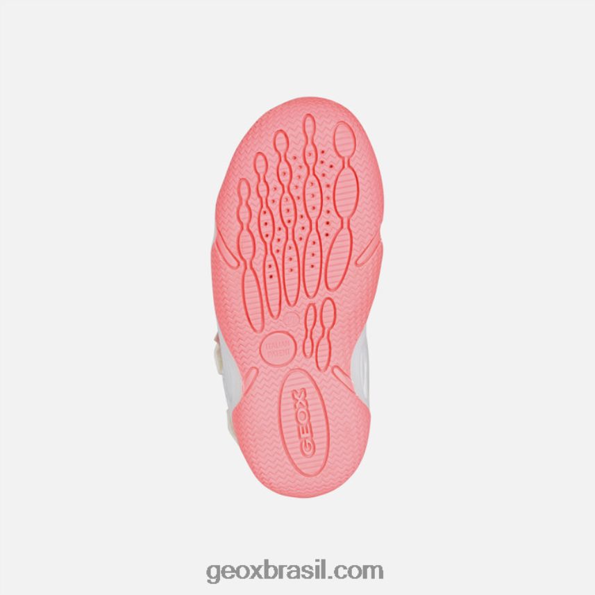 pernalta júnior fluo fúcsia/branco Geox 28TF8X1047