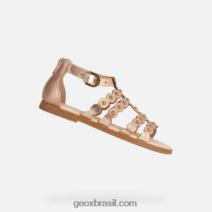 sandália karly menina cobre Geox 28TF8X1104